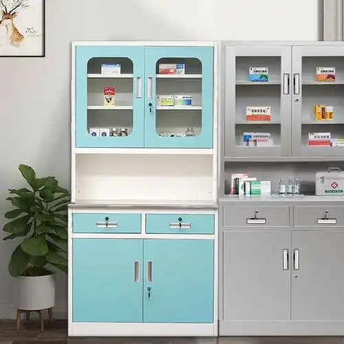 卫生所药柜诊所药房药架不锈钢药品柜钢制牙科医院西药柜无菌柜