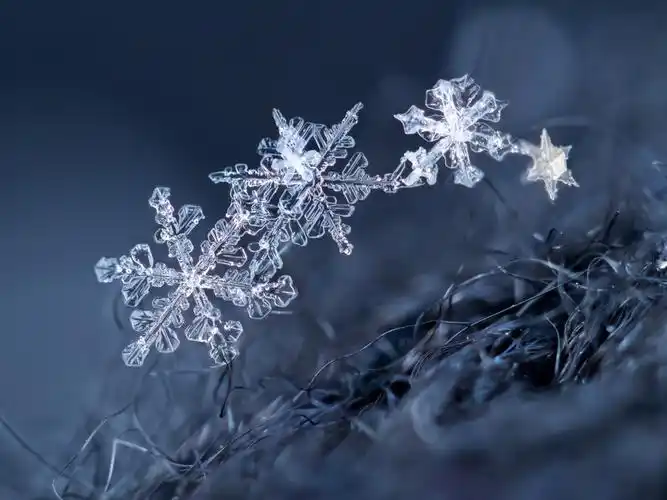 冰晶,雪花,冬天 壁纸