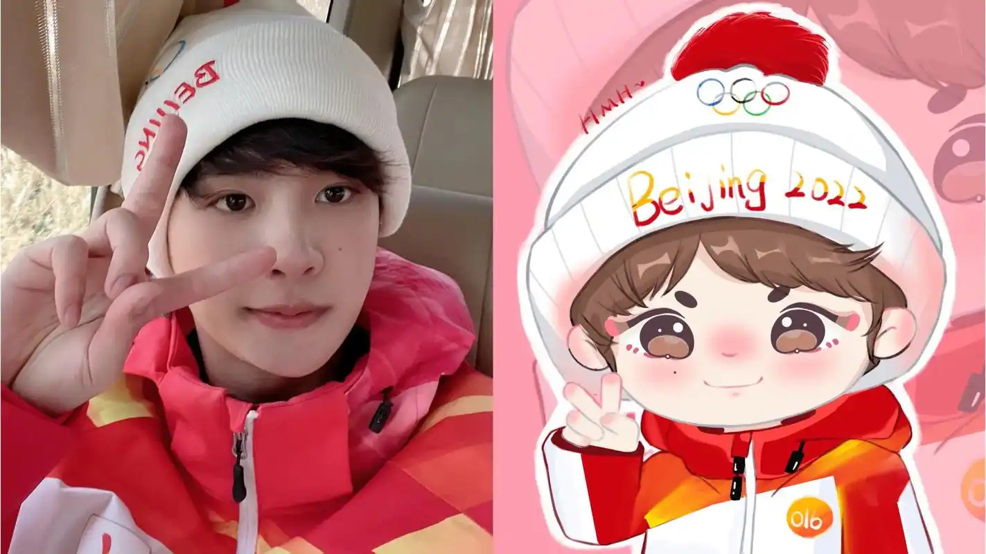 摸鱼一个小贾#小贾 #黄明昊 #q版 #手绘头像 - 抖音