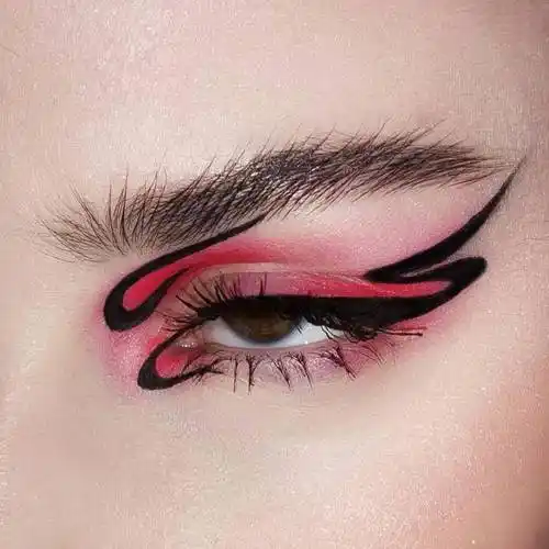 收藏|个性的彩绘眼妆集锦-化妆师maryana trosko作品集锦_水性_tlml