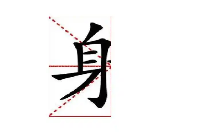 身的偏旁写时一要改写成为