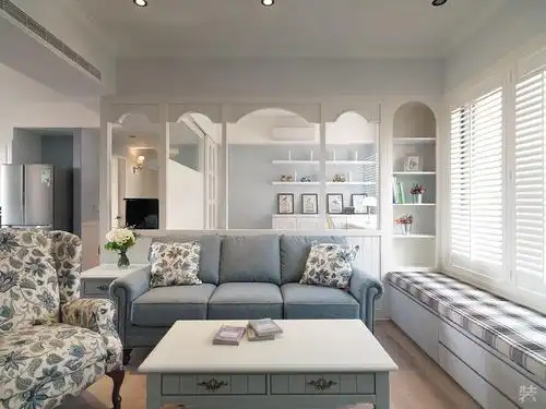 130㎡美式两居室装修图片