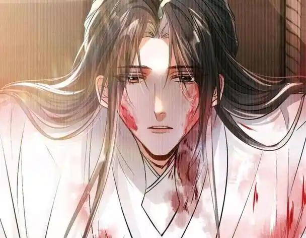《二哈和他的白猫师尊》漫画第32话中,楚晚宁主动领罚,却并未提及自己