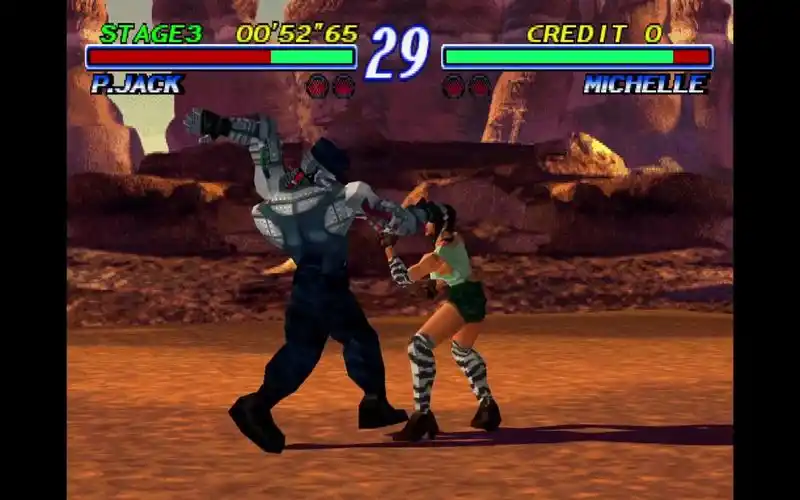 ps经典游戏回顾铁拳2钢杰克通关实录