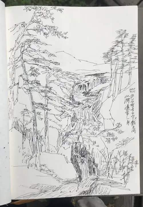 长白山高天池水碧尹石长白山写生诗行