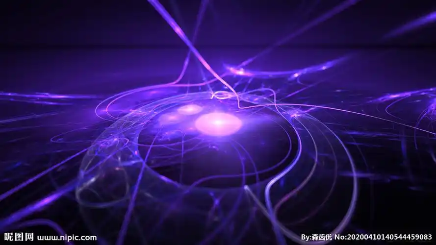 彩色几何抽象炫光背景图片