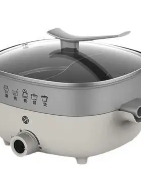 利仁电火锅锅鸳鸯锅家用分体式多功能电煮锅火锅专用锅小型煮面锅