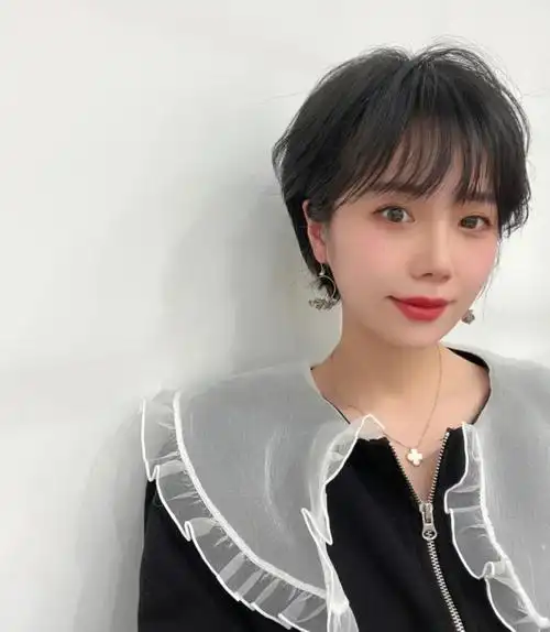 适合头发少 自然发量的集美们73头顶太贴 后脑勺扁平73常年短发