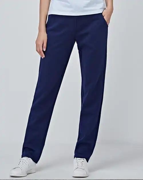 舒适活力 女款藏蓝色运动长裤 卡帕kappa