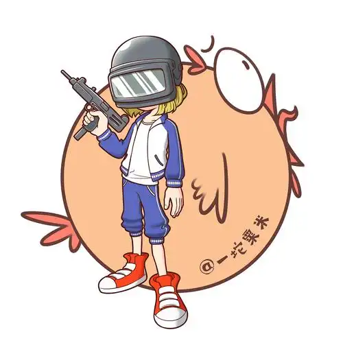 uzi吃鸡|插画|艺术插画|一坨粟米_原创作品-站酷zcool