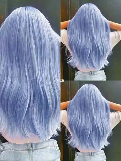 夏天天花板发色来了梦幻冰蓝色