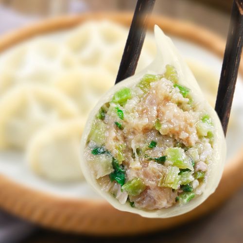 汉唐芹菜水饺山东大手工饺子馄饨速冻冷食猪肉水饺