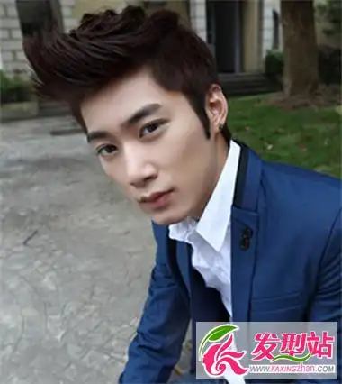 男生个性前卫飞机头发型图片 打造时尚帅气小鲜肉