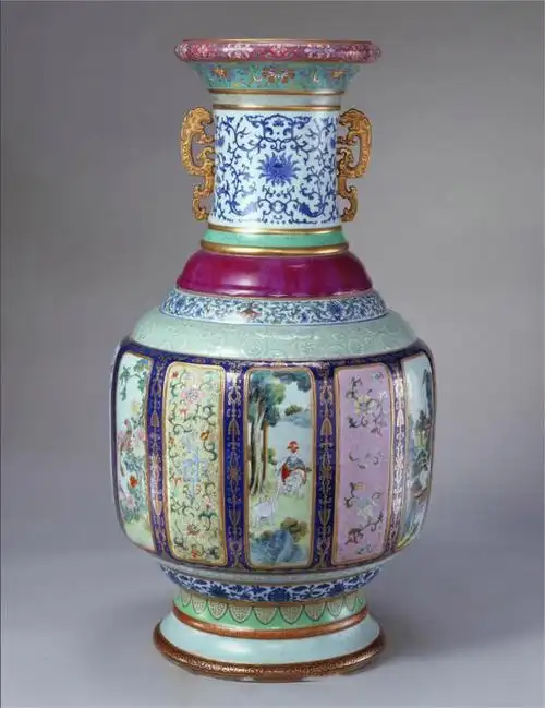 清乾隆 各种釉彩大瓶(瓷母) 故宫博物院藏