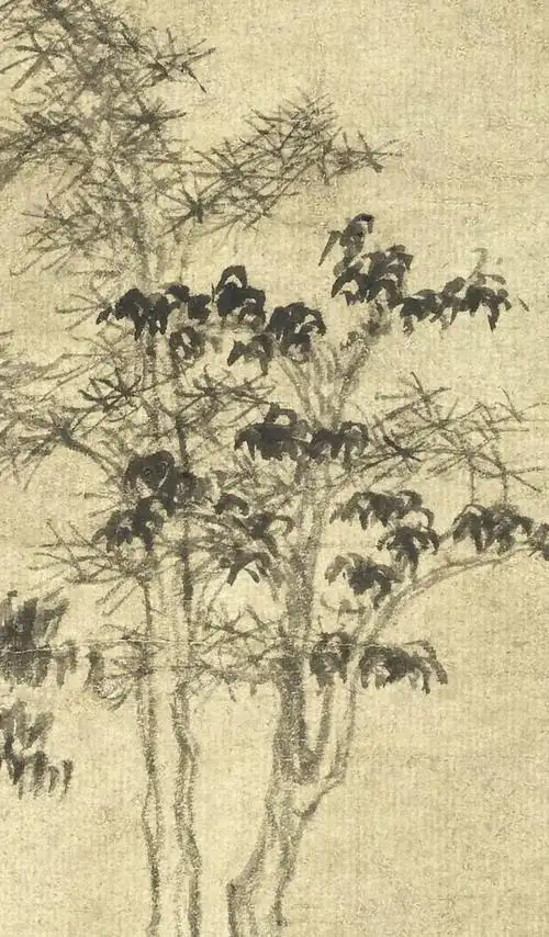 元倪瓒六君子图上海博物馆藏