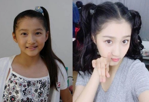 关晓彤也是女大十八变啊,比起小时候的她,现在也是逆天生长了.