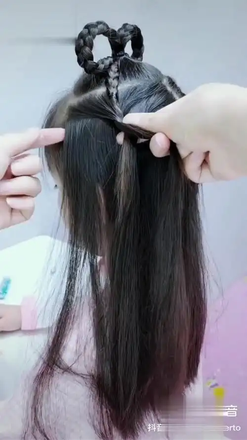 萌萌宝贝美美哒编发教程 小女孩发型简单扎法 古装发型教程 古装小