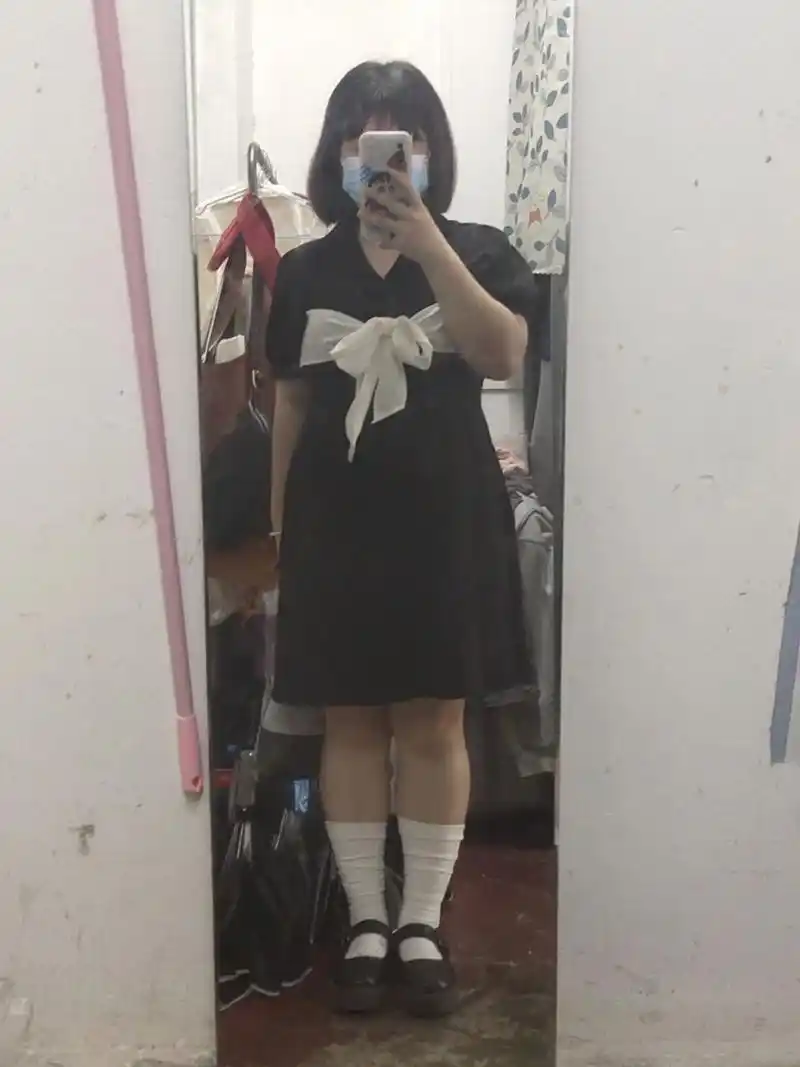 身高一米五体重128女大学生日常穿搭正侧 面都有.叒叕是裙子.