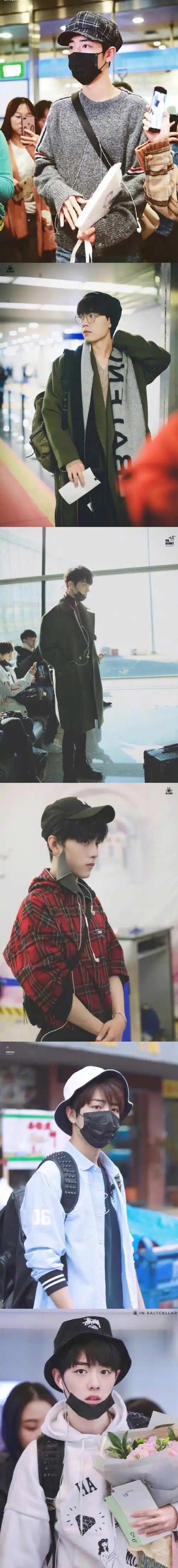 肖战#肖战机场穿搭,行走的衣架子    #肖战壁纸