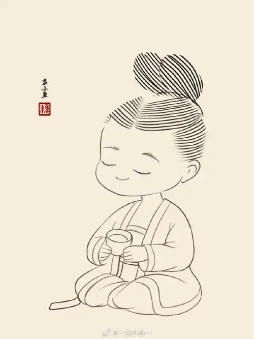 古风插画##汉服q版##古风头像##q版古风##汉服