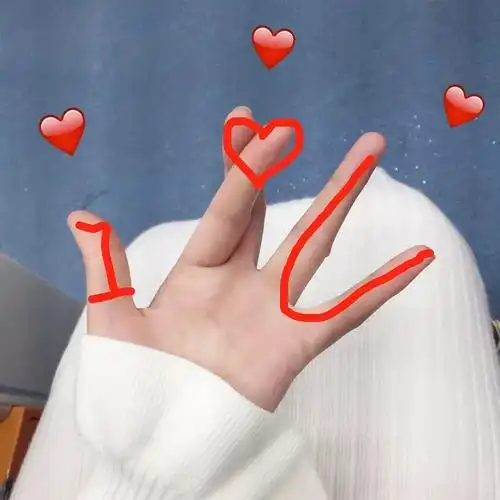 9种最火的笔芯表白手势有没有心动