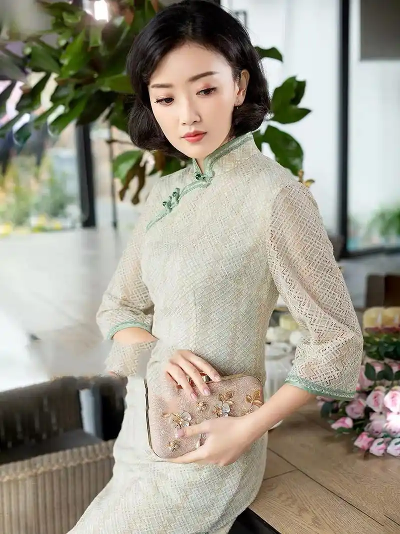 时尚简单的旗袍发型,手残党没在怕的! 穿旗袍配什么发型?