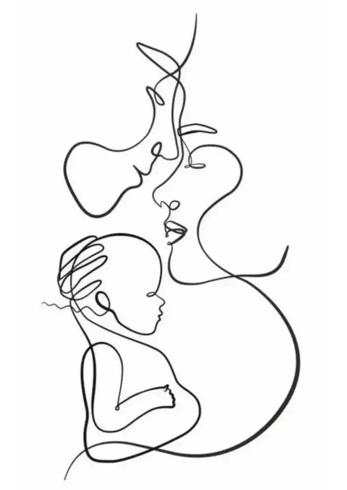 简笔画#简笔画肖像 ##手稿分享 #纹身图案手稿 #意义人生 - 抖音