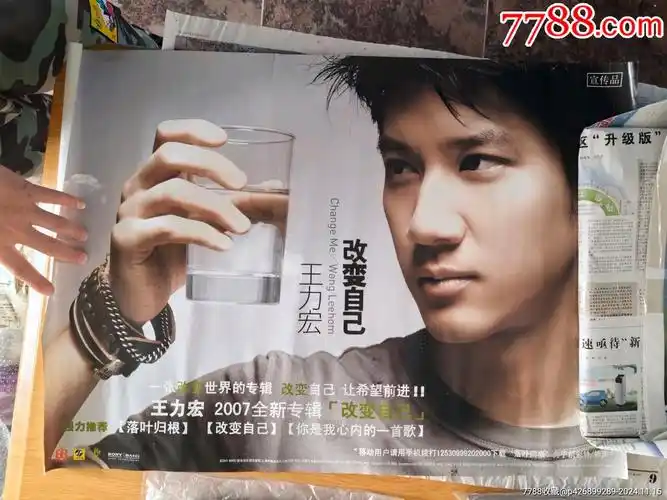 王力宏唱片宣传海报改变自己