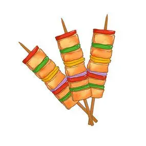 卡通烤串烧烤