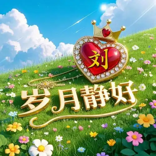 "岁月静好"姓氏头像图片. #头像# #春节连更计划