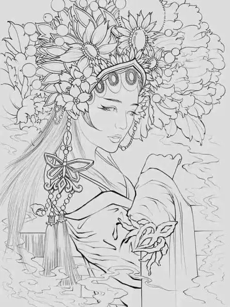 国风花旦来自写肉段子的男人的图片分享京剧—花旦|纯艺术|绘画|潜望