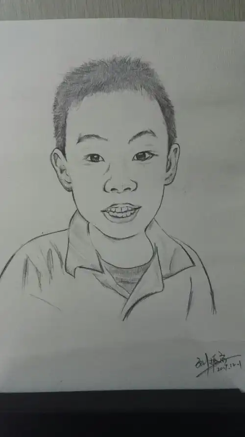 给小朋友的肖像画