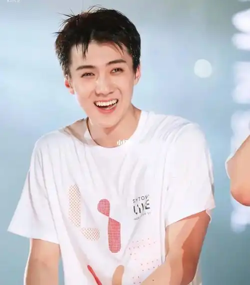 当年的吴世勋笑的很开心#吴世勋  #smtown