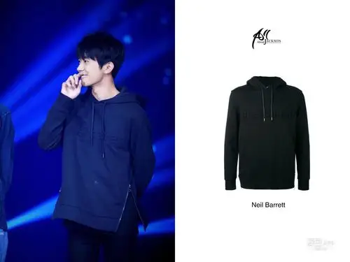 [易烊千玺][分享]170926 千玺身穿极简主义neilbarrett卫衣 演绎温润