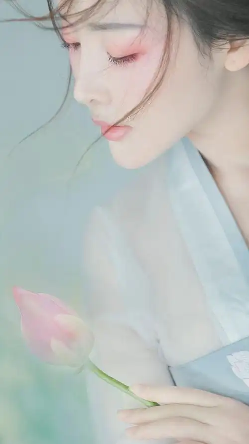 小清新古装汉服美女唯美意境中国风手机壁纸图片