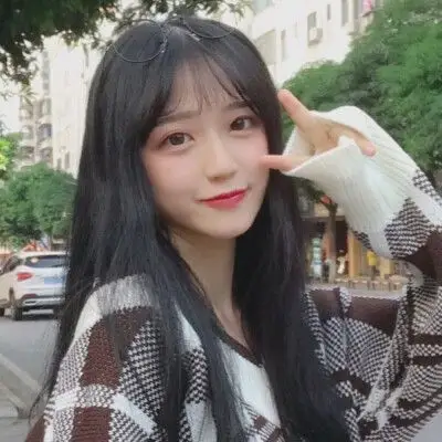可爱女生真人头像