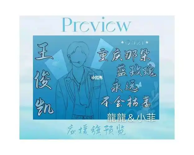 王俊凯应援大旗实拍图