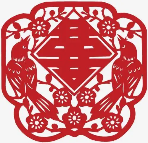 七年级上册轴对称图形鸡剪纸 手工剪纸图片大全简单-蒲城教育文学网