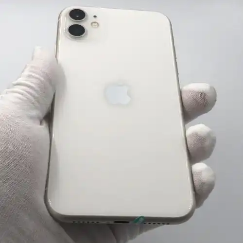 苹果【iphone 11】4g全网通 白色 128g 国行 8成新