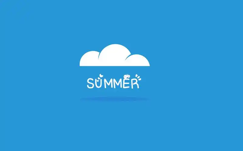 创意summer夏天英文字母壁纸