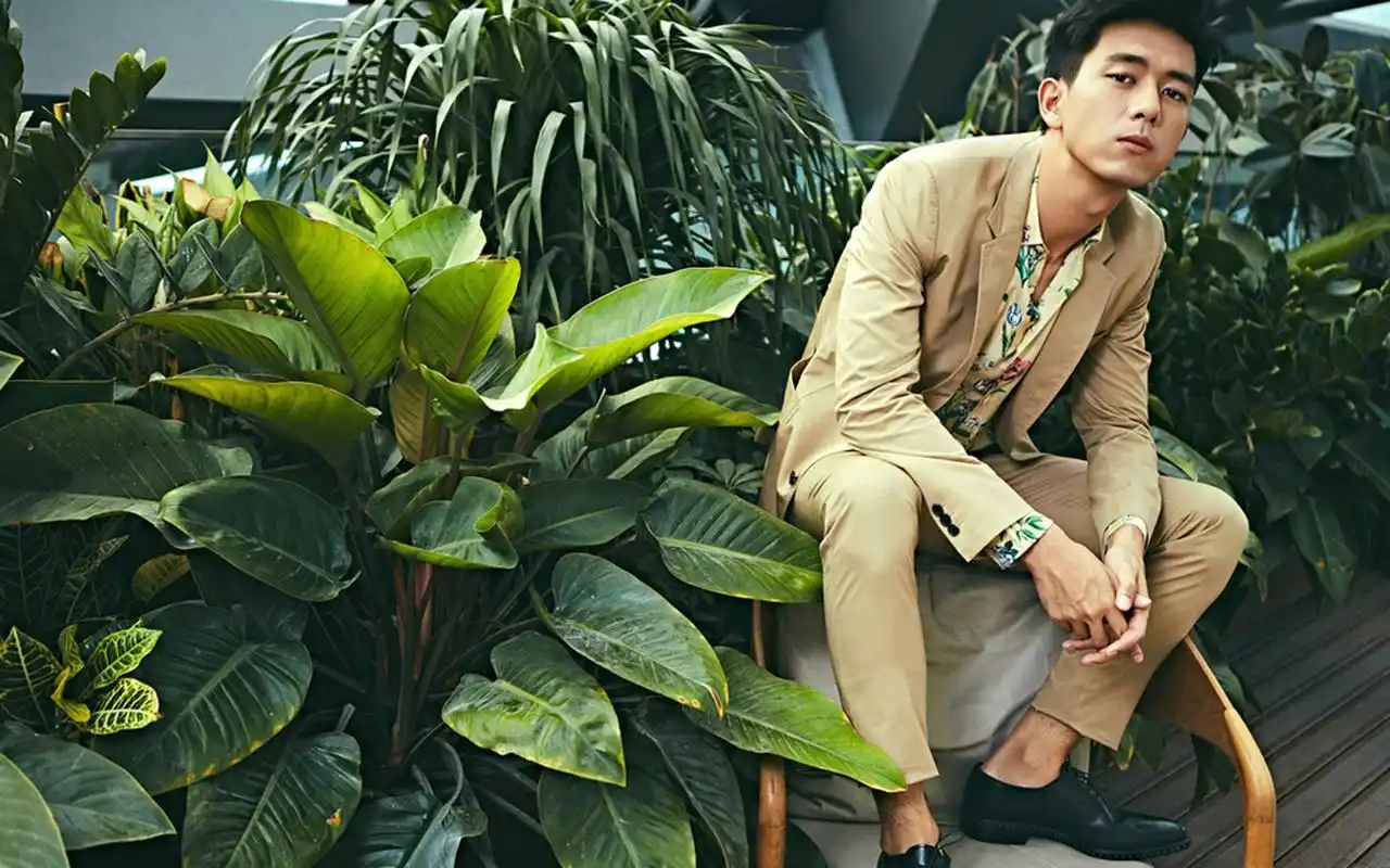 李现帅气撩人时尚写真图片桌面壁纸高清大图预览1920x1200_大陆明星