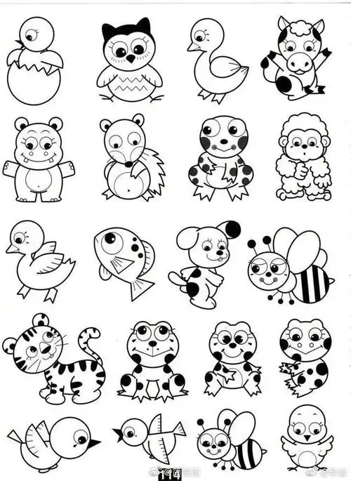 简单的图案简笔画 简单的图案简笔画可爱