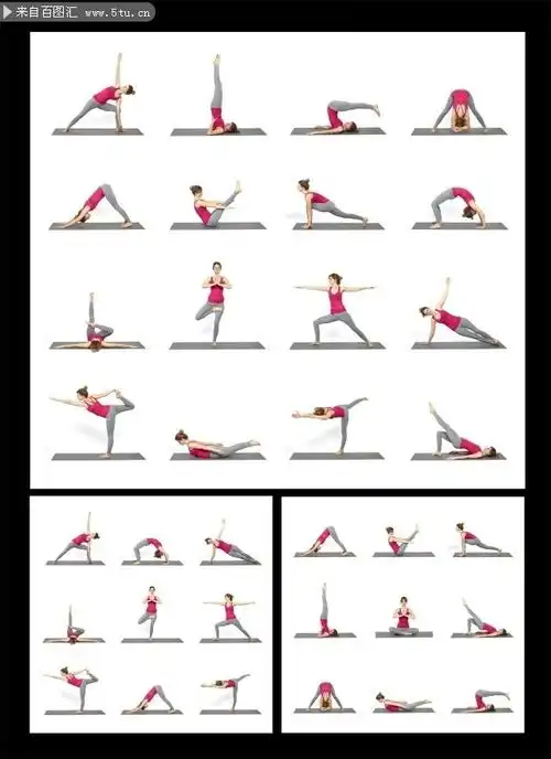 瑜伽动作分解图片