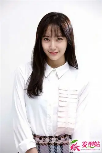 郑秀晶空气刘海卷发