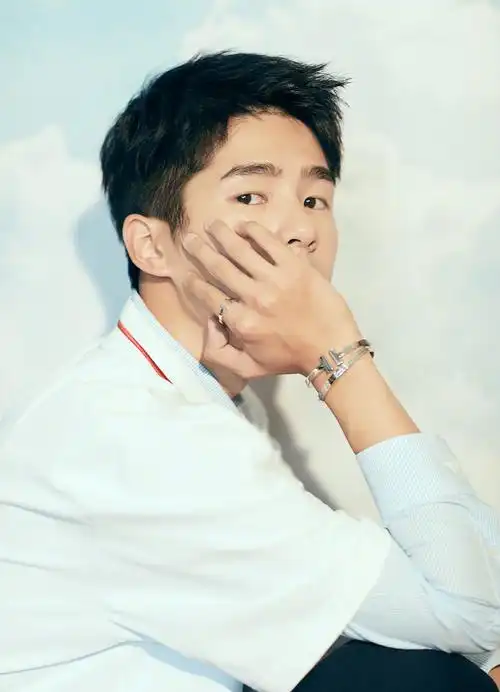 刘昊然白衬衫配polo衫演绎精致型男