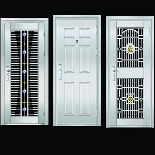 异形定做户外门304不锈钢防盗门进户别墅双开阳台玻璃门防雨防晒