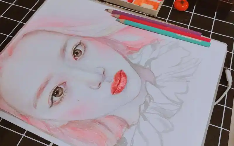 画张画,纪念水蜜桃小姐姐雪莉_哔哩哔哩 (゜-゜)つロ 干杯~-bilibili