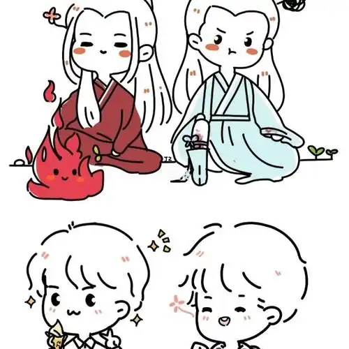 肖战王一博简笔画