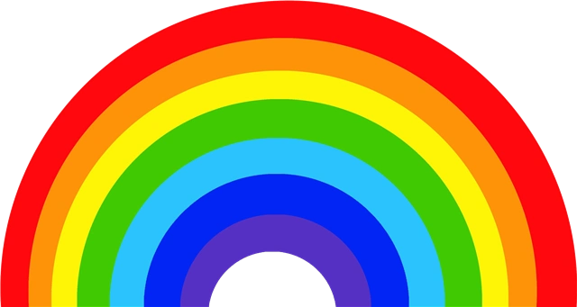 七色彩虹图片