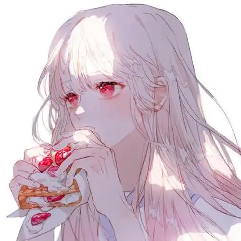 白头发女动漫头像